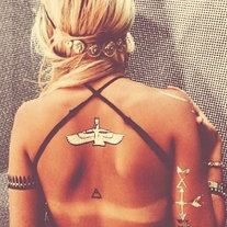 CheriTatts  #16 - metallic tattoos, flash tattoos, gold tattoos, silver tattoos, temporary tattoos, jewelry tattoos