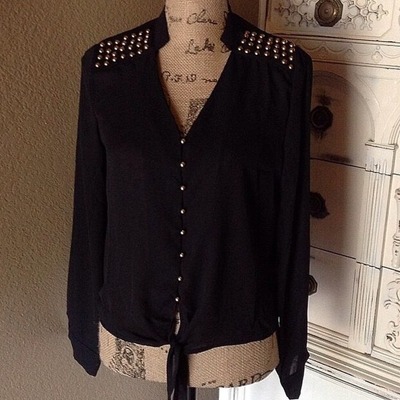 Black top with studs - Thumbnail 5