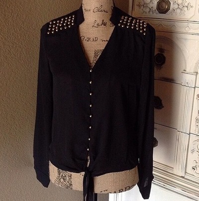 Black Top with Studs