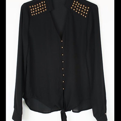 Black top with studs