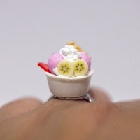 Kawaii Cute Japanese Ring - Ice Cream Sundae Dessert - Thumbnail 2