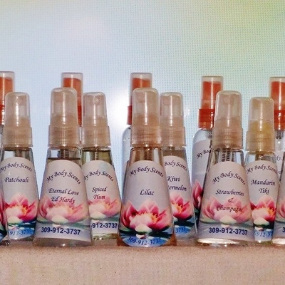 Aromatherapy body spray
