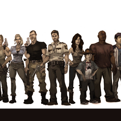 Those who walk with zombies print