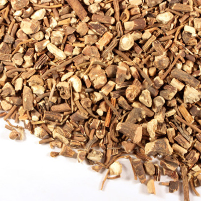 Herb - mandrake root, cut & sifted 