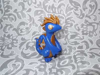 Blue and Gold Dragon