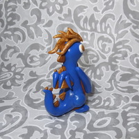 Blue and Gold Dragon - Thumbnail 1