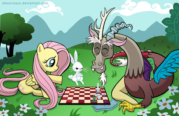 My Little Pony Fluttershy and Discord You Go First