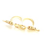Gold Crystal Infinity Ring-2