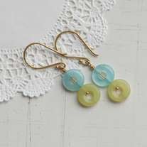 super cute donut beads earrings - Thumbnail 1