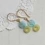 super cute donut beads earrings-1