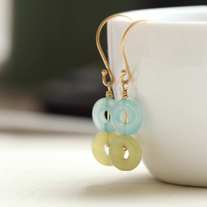 super cute donut beads earrings - Thumbnail 2
