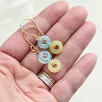 super cute donut beads earrings - Thumbnail 3