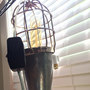 Upcycled Pewter Base Trouble Lamp-2