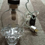 Upcycled Crystal Head Vodka Bottle Lamp-2