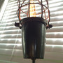 Upcycled Pewter Base Trouble Lamp-3