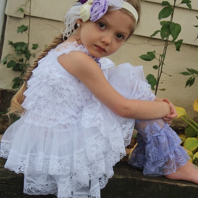 White baby party dresses chiffon lace ruffled petti baby dresses baby girls party wear dress