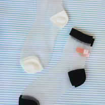 Transparent Bandaid Socks
