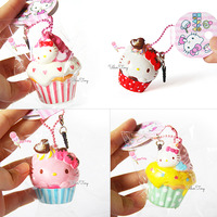 (2014) Rare* Sanrio Hello  Kitty Cupcake Squishy (Licensed) - Thumbnail 4