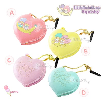 Sanrio Little Twin Stars Heart Macaron Squishy (Limited Edition)