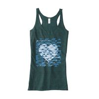 Giving Back Heart Racerback Tank - Thumbnail 1