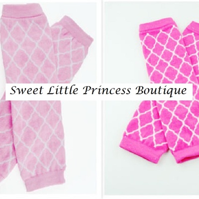 Adorable baby girl pink and hot pink quatrefoil leg warmers toddler leg warmers &children leg warmer &infant leg warmer