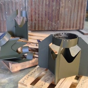 Fins (Box Type) Metal Assembly   fits: 500 lb AN-M64/43/76/78