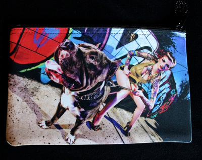 Cherry Dollface I Love Pitbulls Zipper Case