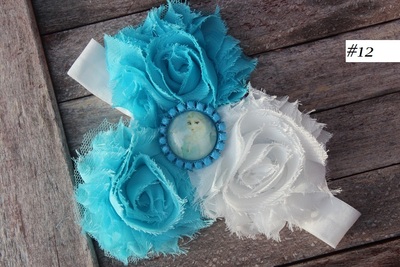 New frozen ice hair band flower headband elsa anna bow elastic nwt free shipping