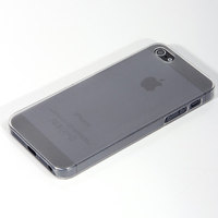 Two cases pair - Custom personalized name, monogram initial case for iPhone 5/5S, ultra slim semi-transparent matte cover - Thumbnail 1