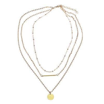 Dainty 3 chain necklace