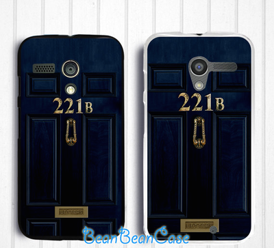 Sherlock 221b door case for iPhone 7/6/6s/5/5s/5c, Samsung S6/Note5, Sony, LG Nexus, Nokia Lumia, HTC One M8/M9, Moto X Moto G(E62)
