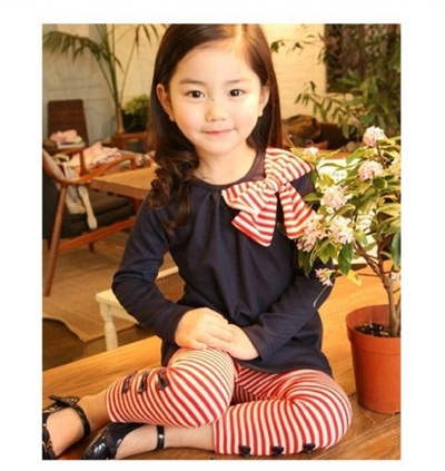 New 2014 autumn children clothing suits girls clothing set child cotton sportswear set girl casual suit Free Shipping