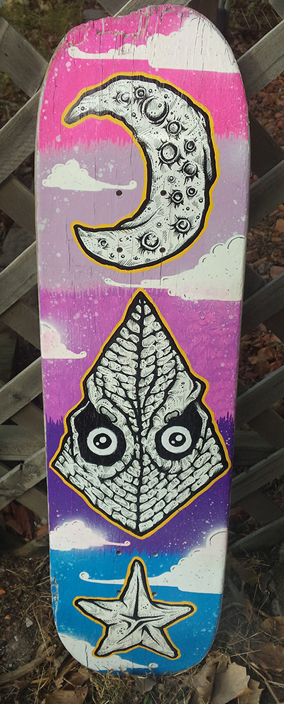 Custom Skate Deck Wall Art