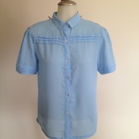 Blue Collar Blouse  - Thumbnail 1