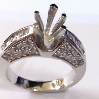 Heart shape crawl filled cz stone ring band platinum sterling stainless ring