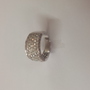Unisex Platinum Finish Iced Out Sterling Stainless Fashion CZ RING - Thumbnail 4