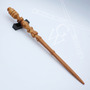Spalted Hickory wand 11 1/4th - Thumbnail 1