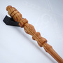 Spalted Hickory wand 11 1/4th - Thumbnail 4