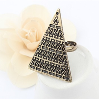 Bronze Vintage Pyramid Ring - Thumbnail 1