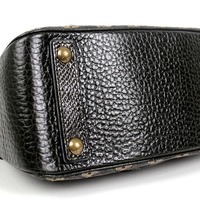 Louis Vuitton Trapeze PM Monogram Denim Chinchilla Python Handbag - Thumbnail 3