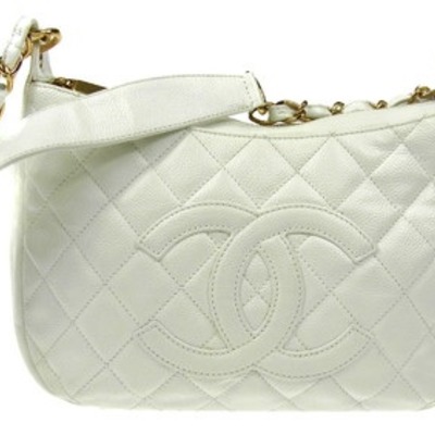 Chanel caviar moon handbag