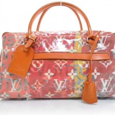 Louis vuitton richard prince defile pulp weekender pm rare