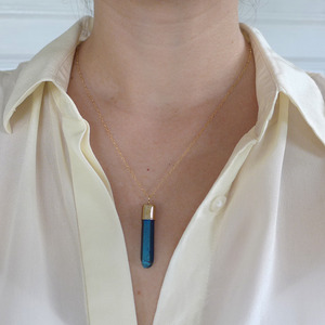 Titanium Quartz Point Necklace - Thumbnail 3