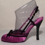 Louis Vuitton Purple Satin Pump-1