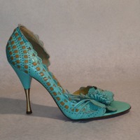 BCBG Aqua Bronze heels - Thumbnail 1