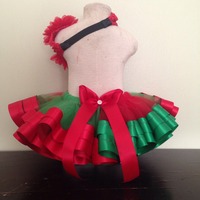 Christmas ribbon tutu - Thumbnail 2