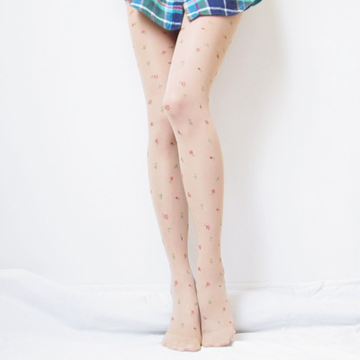 Sweet floweret tights-pantyhose