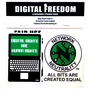 Digital Freedom - A Designer Sticker Pack-1