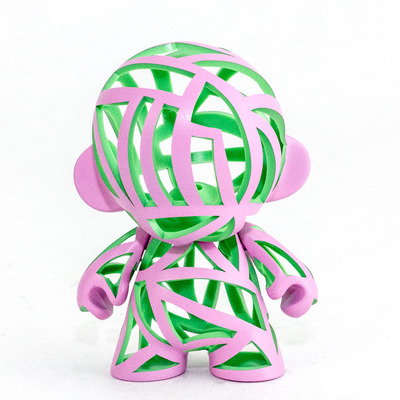 Pink and Green 4" munny