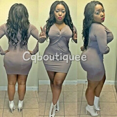 Cross buster dress(tan)